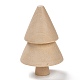 未完成の木材  3Dツリー  子供の絵を描くおもちゃ  バリーウッド  3.5x5.7cm WOOD-C004-01B-1