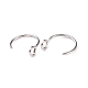 316 Stainless Steel Hoop Nose Rings AJEW-G037-01A-P-2