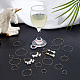 MAYJOYDIY 120Pcs 2 Colors 316 Surgical Stainless Steel Hoop Earrings Findings Golden & Stainless Steel Color 0.7mm 15/20/25/30/35/40mm Hypoallergenic Wine Glass Charms Rings for DIY Jewelry Making STAS-MA0001-11-5