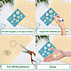 GORGECRAFT 2 Styles Heart Earrings Making Template Star Jewelry Shape Template Bow Flower Lip Print Patterns Reusable Acrylic Cutting Stencil for Leather Bracelets Jewelry DIY Painting Crafts 13x9cm DIY-WH0359-028-3