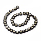 Chapelets de perle de millefiori en verre manuelles LAMP-J035-10mm-49-4