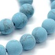 Chapelets de perles en turquoise synthétique G-P387-01-12mm-3