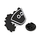 Broche esmaltado de aleación de gato negro con copa JEWB-E022-04EB-05-3