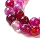 Natural Agate Beads Strands G-H1593-8mm-1-5