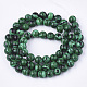 Synthetic Malachite Beads Strands G-S356-01-2