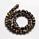 Round Millefiori Glass Beads Strands LK-P002-16-2