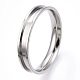 201 кольцо из нержавеющей стали с рифлением для пальцев RJEW-TAC0017-4mm-04A-2