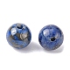 Natürliche runde Perlen von Lapislazuli X-G-M169-6mm-05-1
