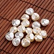 Los abalorios de acrílico de imitación de la perla nuggets OACR-L004-4091-1