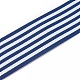 Stripe Pattern Printed Cotton Grosgrain Ribbon OCOR-WH0051-A05-2