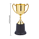 Plastic Small Trophy Cup AJEW-CN0001-04A-2