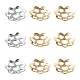 300 pièces 3 couleurs chapeaux de perles de fer multi-pétales IFIN-FS0001-06-2