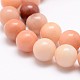 Chapelets de perles en aventurine rose naturel X-G-P257-05-6mm-3