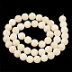 Chapelets de perles en jade jaune naturel G-T106-314-3
