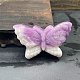 Фигурки целебных бабочек из натурального лепидолита PW-WG70624-04-1