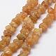Electroplate Natural Citrine Bead Strands G-F331-06-A-1