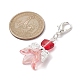 Décorations pendantes en verre Lily Angel HJEW-JM01626-3