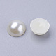 Half Round Domed Imitated Pearl Acrylic Cabochons OACR-H001-2