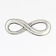 Antique Silver Infinity Alloy Charms Pendants for Jewellery Making X-TIBEP-A18547-AS-LF-1