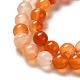 Chapelets de perles d'agate naturelle G-F417-01-6mm-5