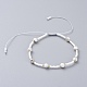 Bracelets de perles tressées réglables BJEW-JB04902-2