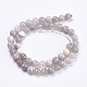 Chapelets de perles en agate à rayures naturelles/agates à bandes G-P364-06-8mm-2