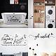 PVC Quotes Wall Sticker DIY-WH0200-086-6
