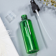 Benecreat 12 confezione 100ml flacone spray in plastica verde per nebulizzazione fine con tappi neri DIY-BC0001-06A-5