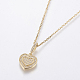 304 Stainless Steel Chain Necklaces NJEW-O108-37G-2