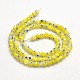 Faceted Round Millefiori Glass Beads Strands LK-P004-M-3