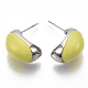 (vente d'usine de fêtes de bijoux) boucle d'oreille en alliage d'émail EJEW-N012-14P-3