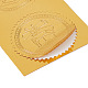 Self Adhesive Gold Foil Embossed Stickers DIY-WH0211-075-4