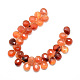 Dyed Natural Carnelian Gemstone Beads Strands X-G-T006-09-2