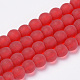 Chapelets de perles en verre transparente   GLAA-Q064-06-12mm-1