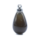 Anhänger für Parfümflaschen aus natürlichem grauem Achat BOTT-PW0001-071D-1