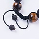 Adjustable Nylon Cord Braided Bead Bracelets BJEW-F308-54A-3