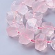 Chapelets de perles en quartz rose naturel G-P434-19-3