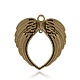 Tibetan Style Heart Wing Alloy Chandelier Component Links PALLOY-J659-32AB-NF-2