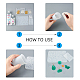 PandaHall Earring Resin Molds Jewelry Epoxy Resin Casting Silicone Molds Including 100pcs Earring Hooks DIY-PH0026-65-4