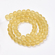 Chapelets de perles en verre transparente   GLAA-Q064-11-4mm-2