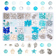 Kit de fabricación de joyas con tema oceánico DIY Pandahall Elite DGLA-PH0001-15-1