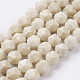 Chapelets de perles en bois pétrifié naturel G-J372-15-8mm-1