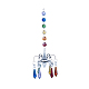 Crystal Ball Prisms Suncatcher Hanging Ornament AJEW-WH0021-38-1