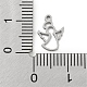 Laser Cut 304 Stainless Steel Charms STAS-G323-04P-3