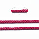 コットン糸  マクラメコード  装飾的な糸のスレッド  DIYの工芸品について  ギフトラッピングとジュエリー作り  カメリア  3mm  約109.36ヤード（100m）/ロール OCOR-WH0032-44A-07-4