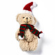 Polyester Stuffed Plush Bear Pendant Decorations FIND-S324-005B-2