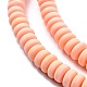 Chapelets de perle en pâte polymère manuel CLAY-N008-008-35-3