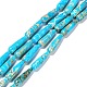 Dyed Natural Imperial Jasper Beads Strands G-G0001-C01-01-1