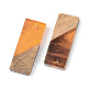 Pendentifs en bois de résine et de noyer RESI-S389-059A-A01-2