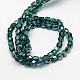 Electroplate Glass Beads Strands EGLA-F001-A04-2
